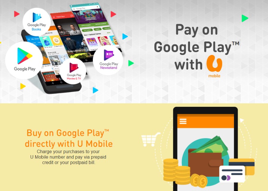 Google Play Carrier Billing Now Available For U Mobile