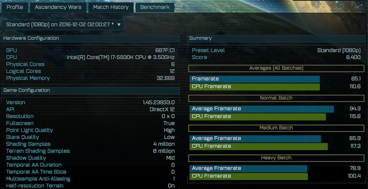 AOTS RX 490 bench