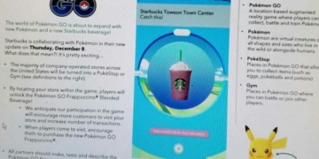 Pokemon Go Starbucks Leak