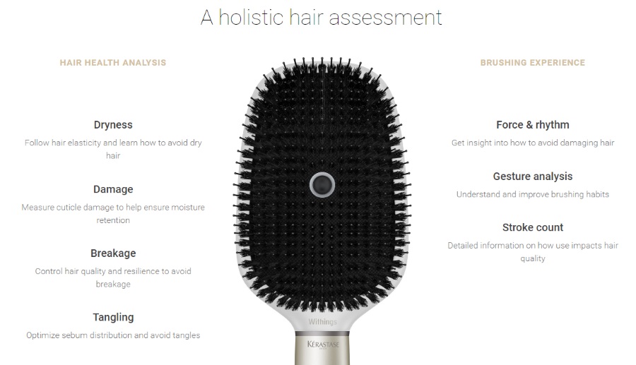 Kérastase Smart Hairbrush Powered by Withings