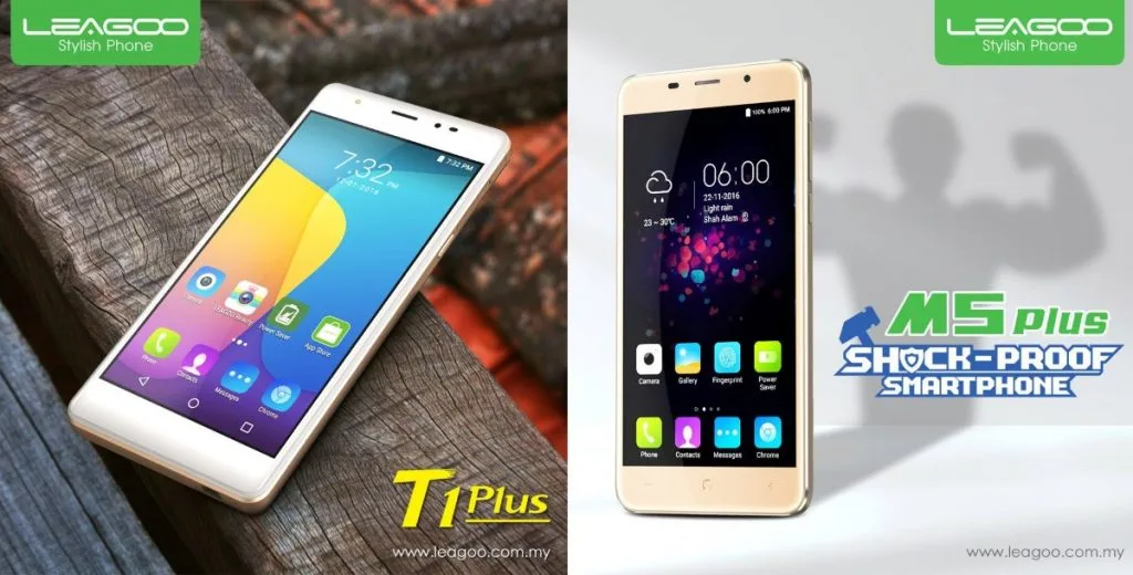Leagoo T1 Plus and M5 Plus