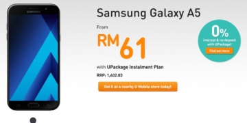 U Mobile Samsung Galaxy A5 Bundle