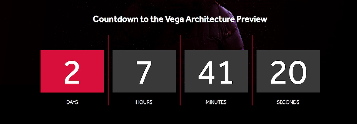 Vega preview countdown