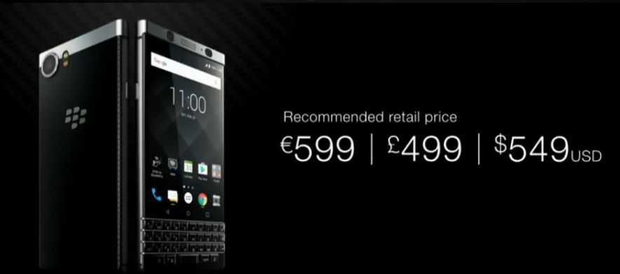 BlackBerry Keyone Price