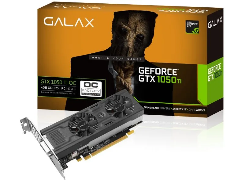 Galax low profile GTX 1050 1