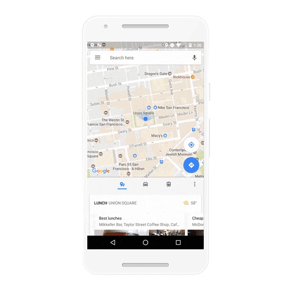 Google Maps on Android Update