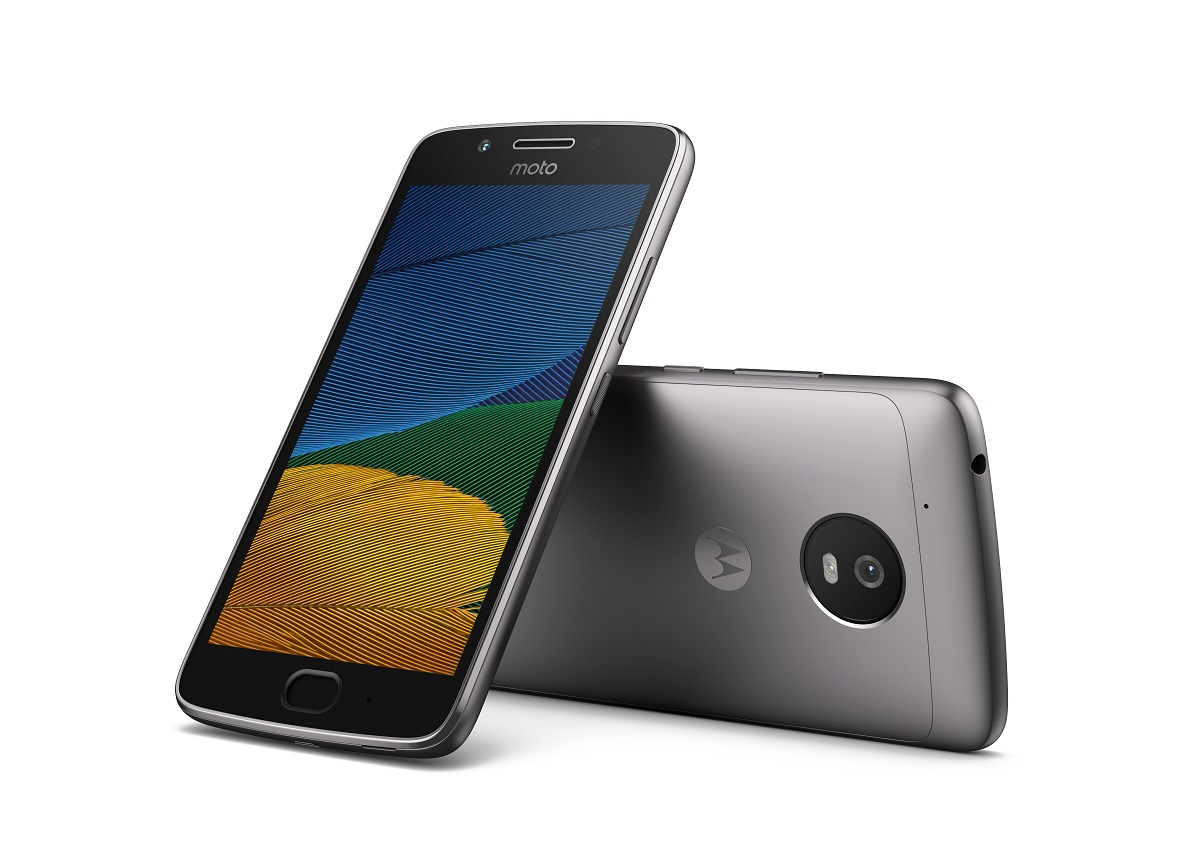 Moto G5 Front and Back