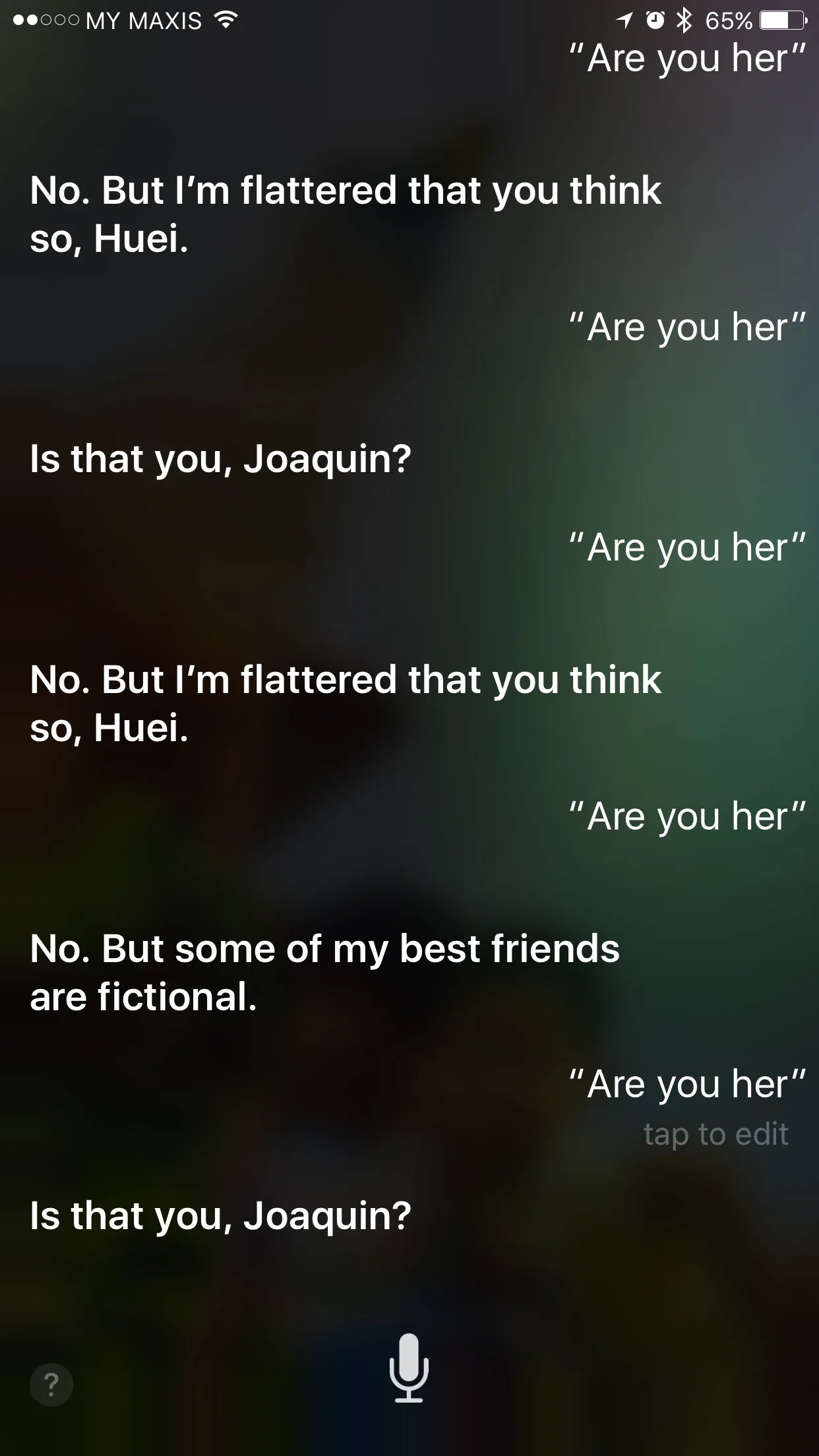 Siri Are You Her