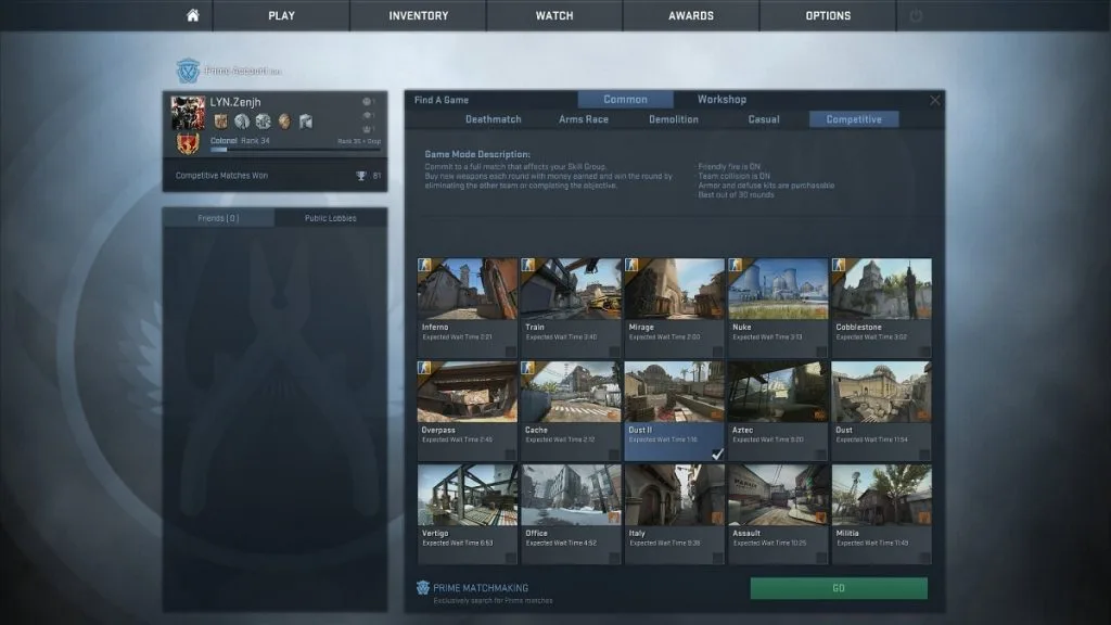 Dust II Is No Longer a Competitive Map on Counter-Strike: Global Offensive 2 csgo-dust-ii-competitive
