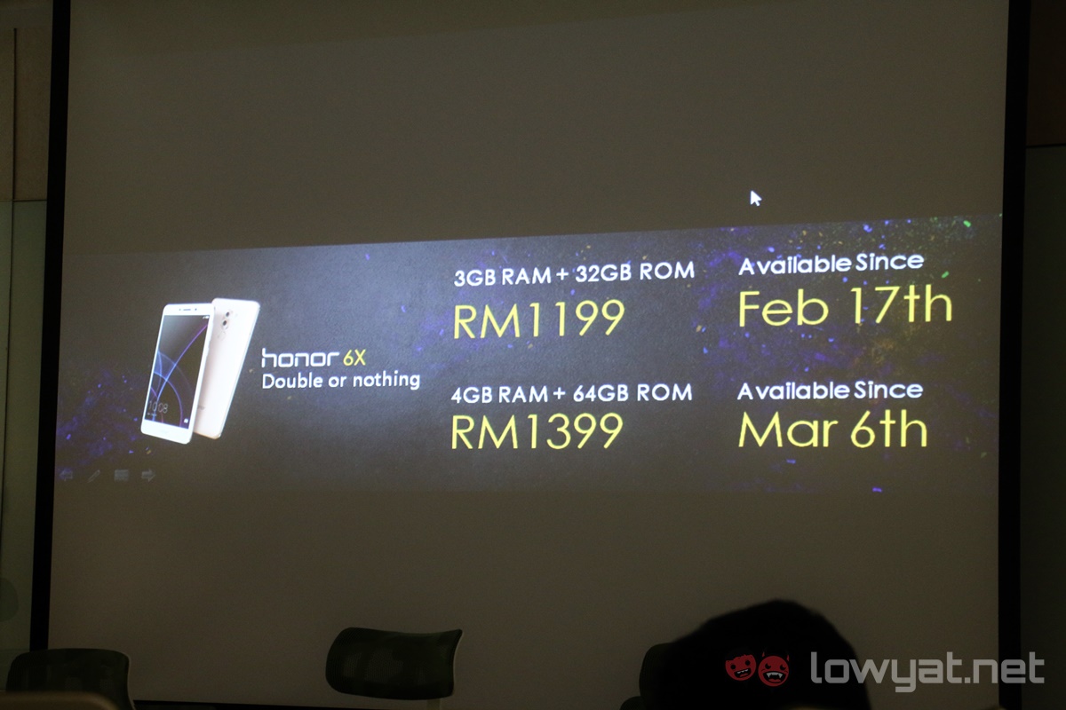 Honor 6x Price Malaysia