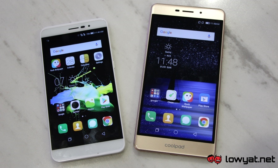 (L - R): Coolpad Roar Plus and Sky 3 Pro - coming soon to Malaysia.