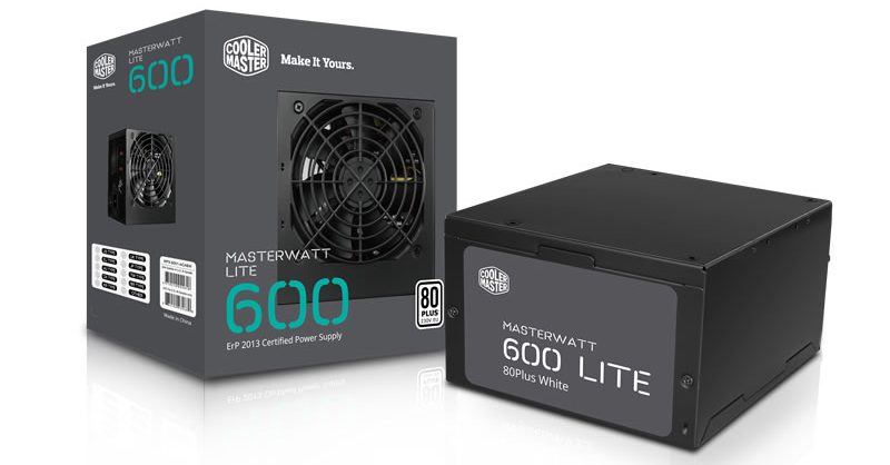 Cooler Master MasterWatt Lite 600W e1488954816538