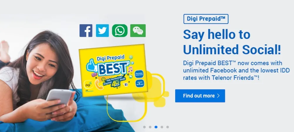 10GB Streaming Data on Prepaid Live and Unlimited Social on Prepaid Best