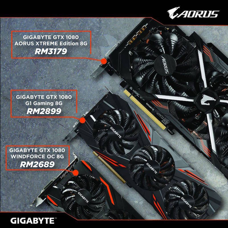 Gigabyte GTX 1080 price cut