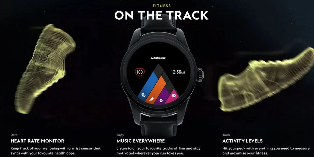 Montblanc Announces its First Android Wear Smartwatch – The Montblanc Summit 2 Montblanc Android Wear 2.0 Smartwatch