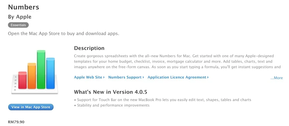 GarageBand, iMovie, and iWork suite of apps