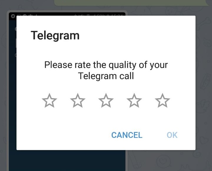 Telegram Call Rate