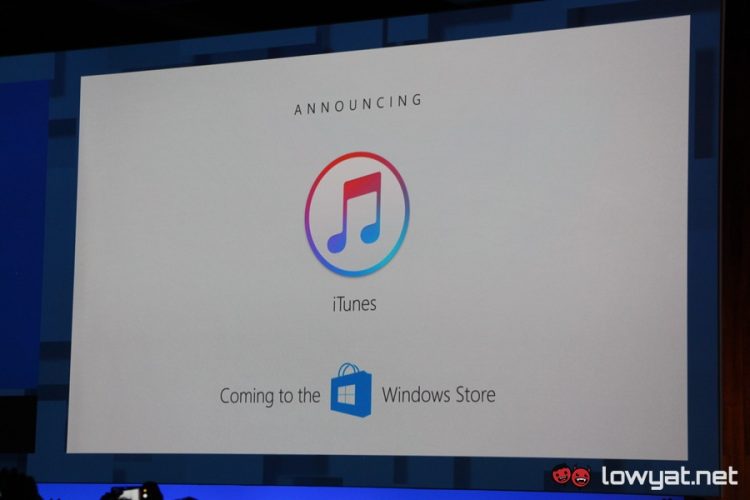 iTunes for Windows Store
