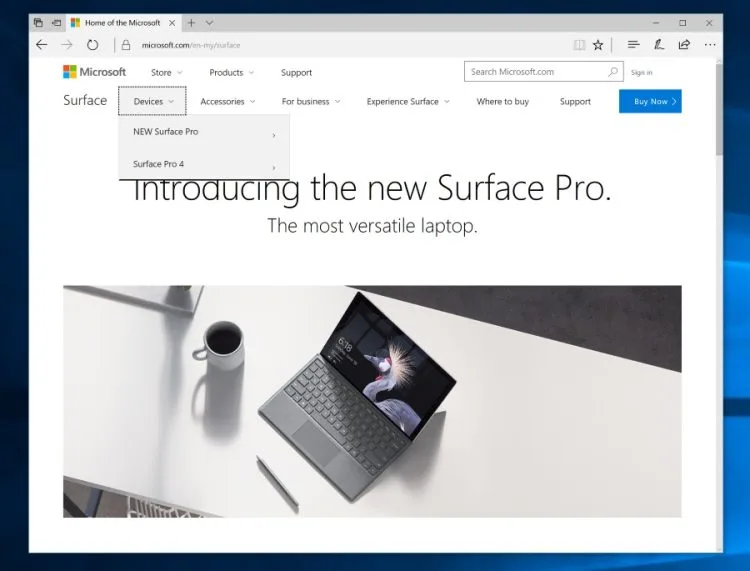 Official Website for Microsoft Surface Malaysia - 24 May 2017