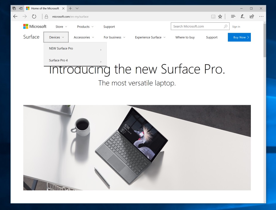 Official Website for Microsoft Surface Malaysia - 24 May 2017