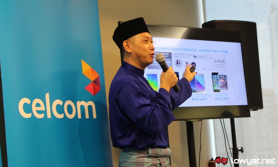Celcom GBshare with Family Devices