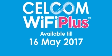 Celcom WiFiPlus Available Till 16 May 2017