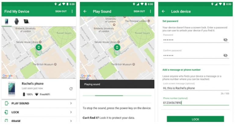 find my device application