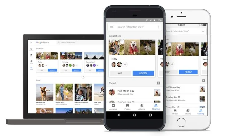 Sharing Feature on Google Photos