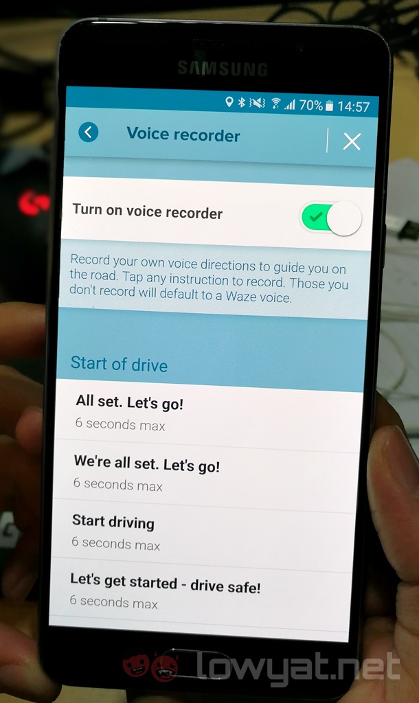 Waze Custom Voice Commands 2