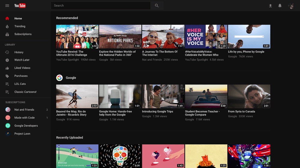 You Can Now Officially Test Out YouTube’s New Material Design Interface ...