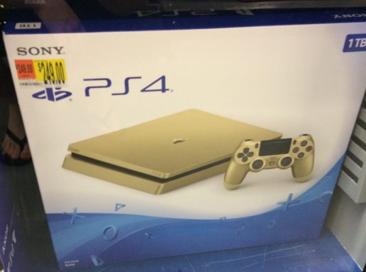 Gold PlayStation 4