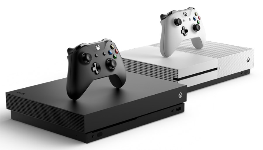 Microsoft Xbox One X and Xbox One S