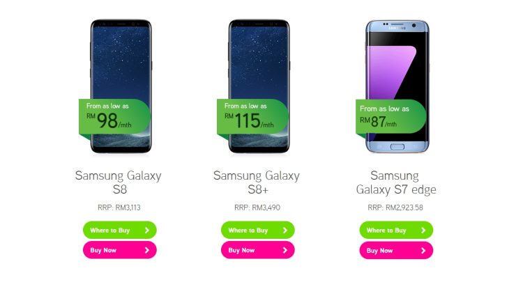 Maxis Zerolution Samsung Galaxy S8