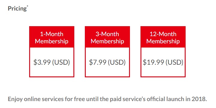 Nintendo Switch Online Pricing