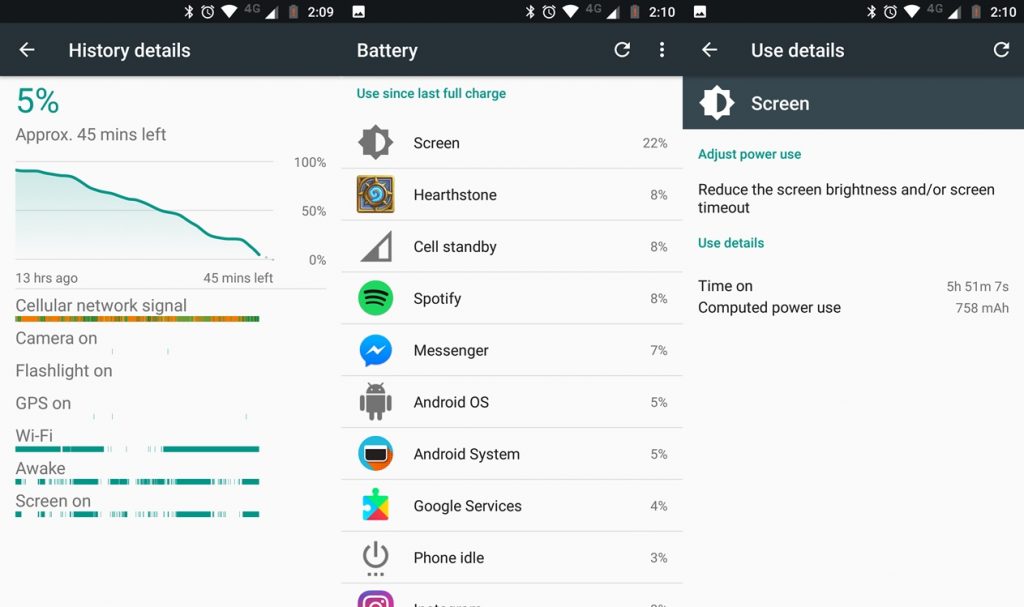 g5 plus battery