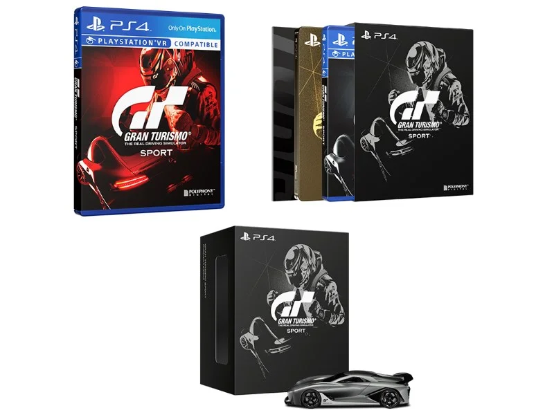 Gran Turismo Sport Standard, Limited, and Collector's Edition