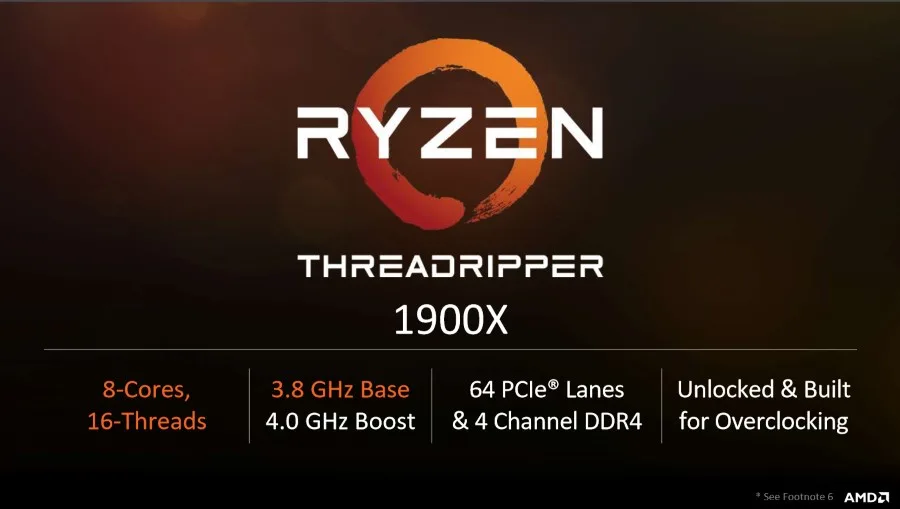 AMD Ryzen Threadripper 1900X