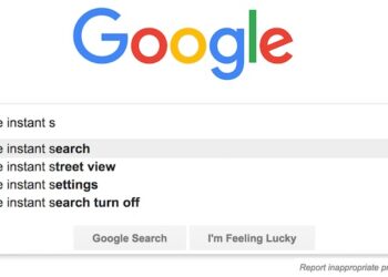 google instant search