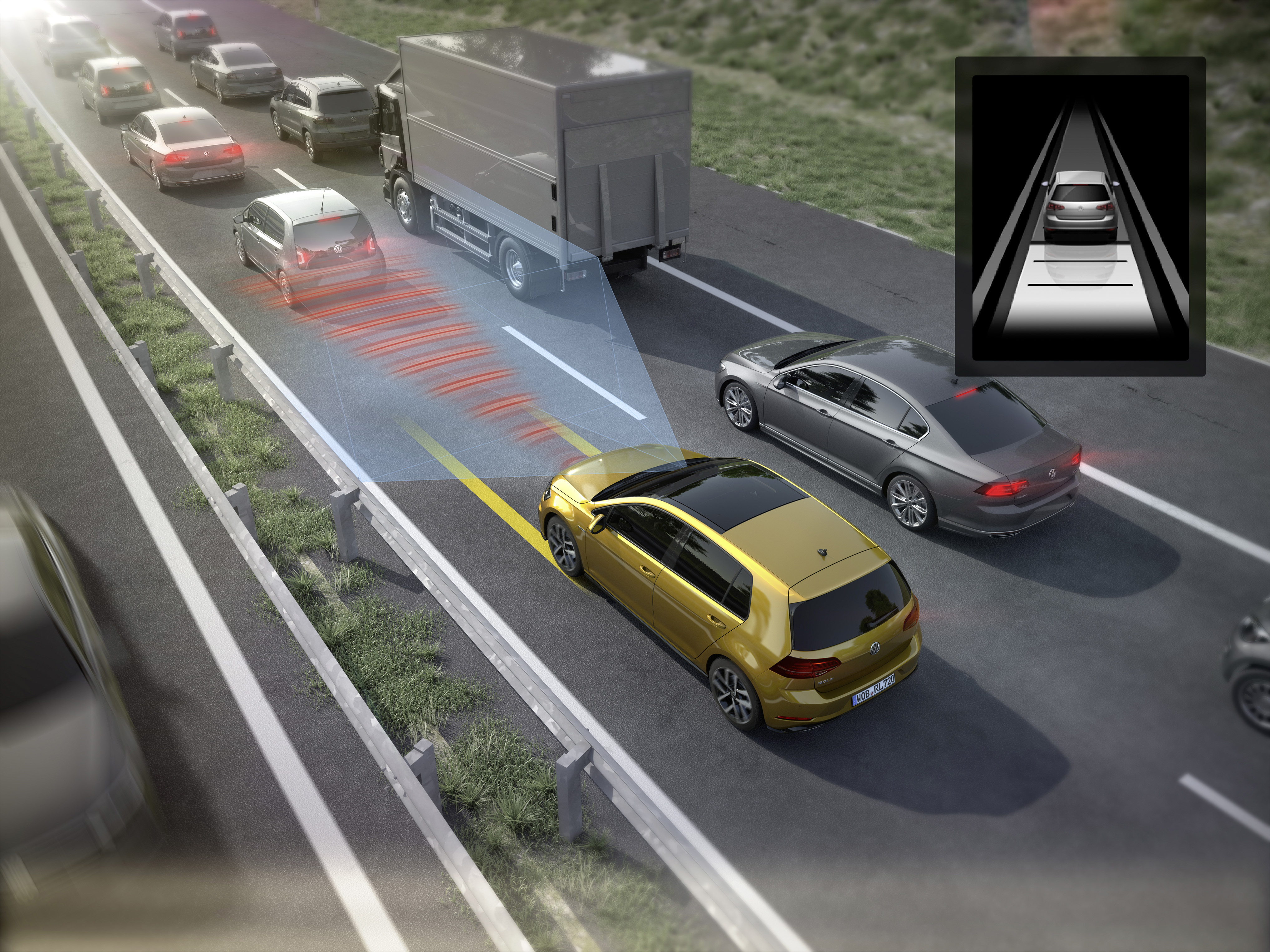 Volkswagen's New Traffic Jam Assist