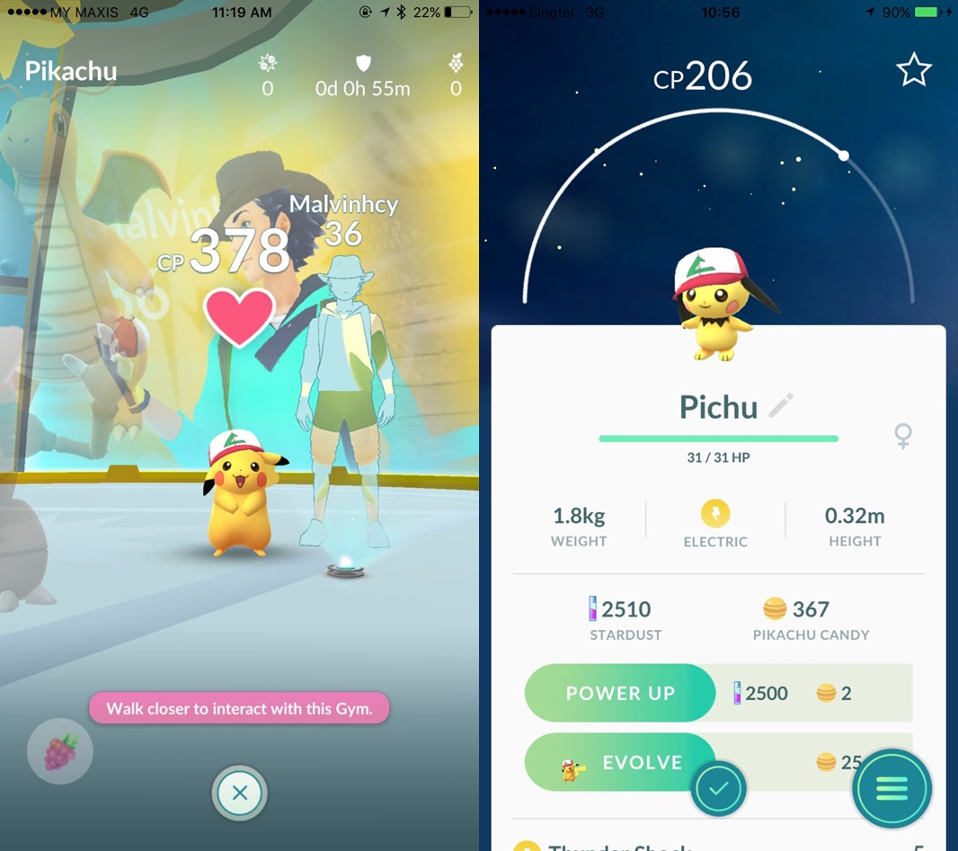ash hat pikachu pokemon go 1