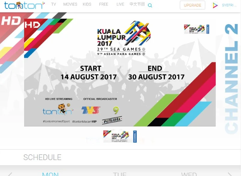 KL 2017 SEA Games - tonton