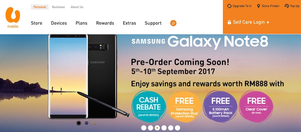 Samsung Galaxy Note8 Preorder