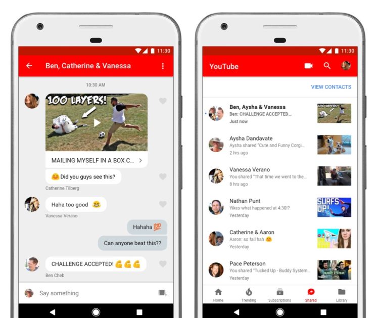 Share YouTube Videos