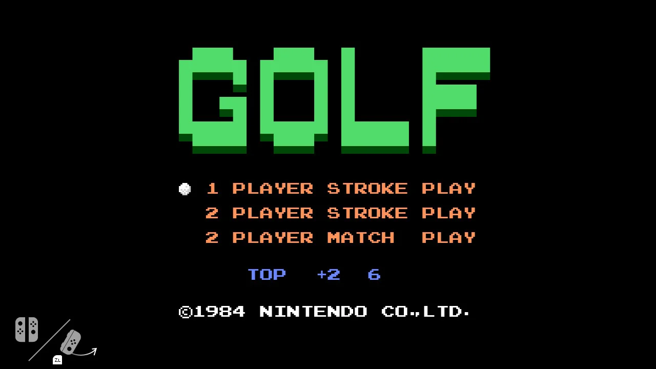 Switch NES Golf 1