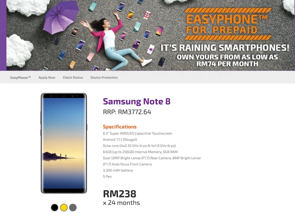 Xpax Samsung Galaxy Note8