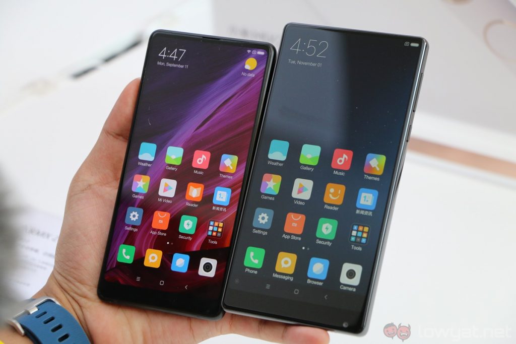 mi mix 2 hands on 5