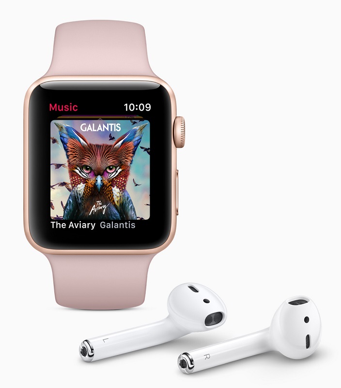 watch series 3 music airpods