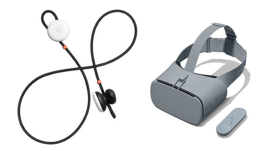 Google Pixel Buds / Daydream View VR Headset