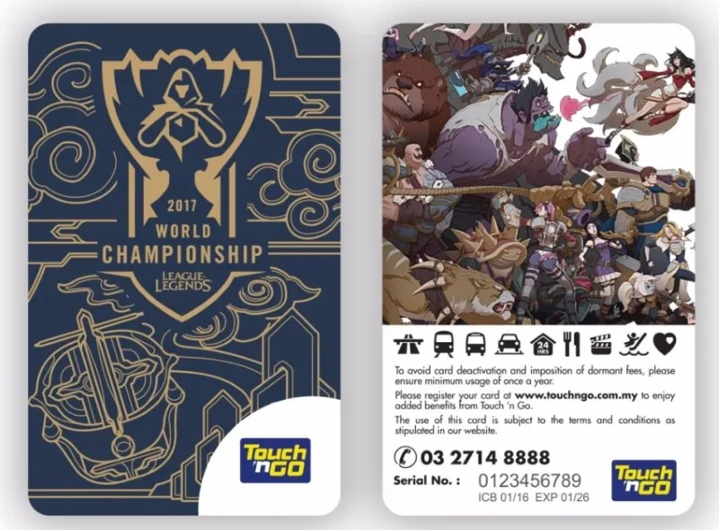 League of Legends World Championship 2017 Touch n Go Card