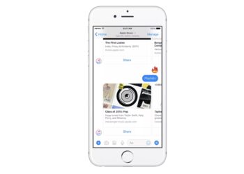 Apple Music on Facebook Messenger